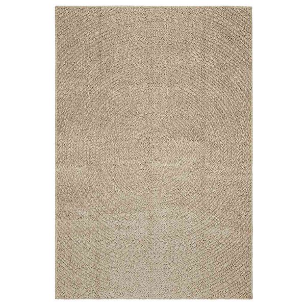 vidaXL Vloerkleed ZIZUR beige binnen en buiten 140x200 cm jute look