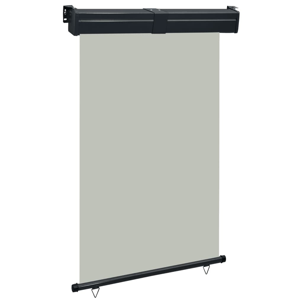 vidaXL Balkonscherm 125x250 cm grijs