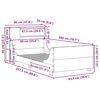 vidaXL Bedframe zonder matras massief grenenhout 90x200 cm