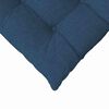 vidaXL Zitkussens 2 pcs Blauw 40 x 40 x 6 cm Stof