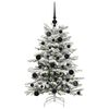 vidaXL Kunstmatige Inklapbare Kerstboom Wit 120 cm PE en PVC