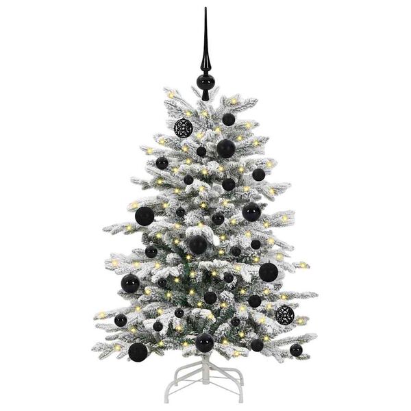vidaXL Kunstmatige Inklapbare Kerstboom Wit 120 cm PE en PVC