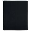vidaXL Hoeslakens 2 st jersey 160x200 cm katoen zwart