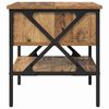 vidaXL Nachtkastje met lade 2 pcs Oud hout 40 x 42 x 45 cm