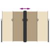 vidaXL Windscherm uittrekbaar 220x1200 cm beige