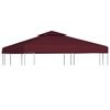 vidaXL Prieeldak 2-laags 3x3m 310 g/m&sup2; bordeaux