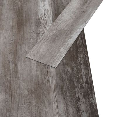 vidaXL Vloerplanken niet-zelfklevend 5,26 m² 2 mm PVC mat houtbruin
