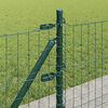 vidaXL Hecke met palen Groen 0.6 x 50 m Staal
