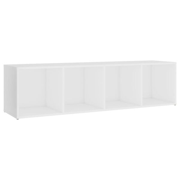 vidaXL Tv-meubelen 2 st 142,5x35x36,5 cm bewerkt hout wit