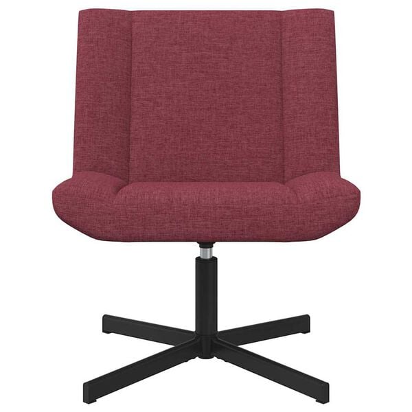 vidaXL Draaistoel Wijnrood 63 x 75 x 76 cm Stof