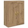vidaXL Wandkast 2 pcs Artisan Eiken 69,5 x 34 x 90 cm Bewerkt hout