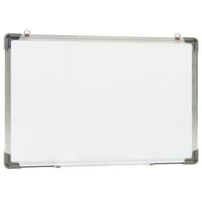 vidaXL Whiteboard magnetisch 50x35 cm staal wit