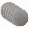 vidaXL Kussensloop 6 pcs HEERLEN Lichtgrijs &Oslash; 60 cm corduroy