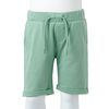 Kindershorts met trekkoord 116 lichtkaki