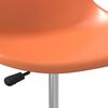 vidaXL Eetkamerstoelen draaibaar 6 st polypropeen oranje