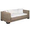 vidaXL 3-zits bankstel set rattan 8-delig