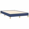 vidaXL Bedframe zonder matras 120x200 cm stof blauw
