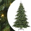 vidaXL Kunstmatige Inklapbare Kerstboom Groen 210 cm PVC en staal