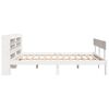 vidaXL Bedframe zonder matras massief grenenhout wit 140x200 cm