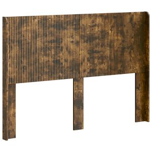 vidaXL Hoofdbord Gerookt eiken Bewerkt hout