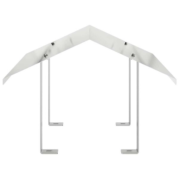 vidaXL Rookkap Zilver 50 x 50 x 37 cm Roestvrij staal