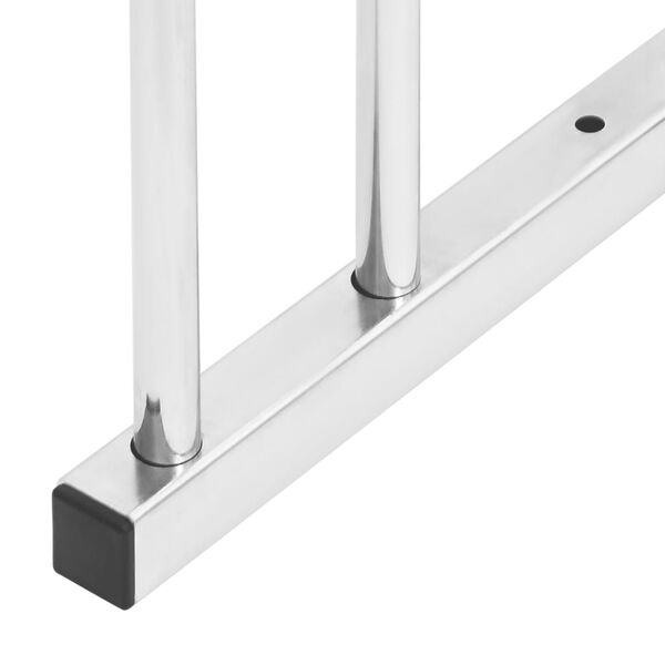 vidaXL Fietsenrek voor 2 fietsen gegalvaniseerd staal