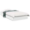 vidaXL Bedframe met lades bewerkt hout wit 100x200 cm
