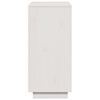 vidaXL Dressoir 60x34x75 cm massief grenenhout wit