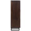 vidaXL Hoge kast 40x34x110 cm massief mangohout bruin