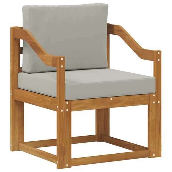 vidaXL Tuinbank Massief Acaciahout en Polyester