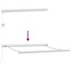 vidaXL Inklapbaar Zonnescherm Lichtgrijs 350 x 250 cm Stof en Metaal