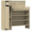 vidaXL Schoenenkast 100,5x28x100 cm bewerkt hout sonoma eikenkleurig