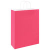 vidaXL Papieren zakken 250 st met hengsels 32x12x42 cm roze
