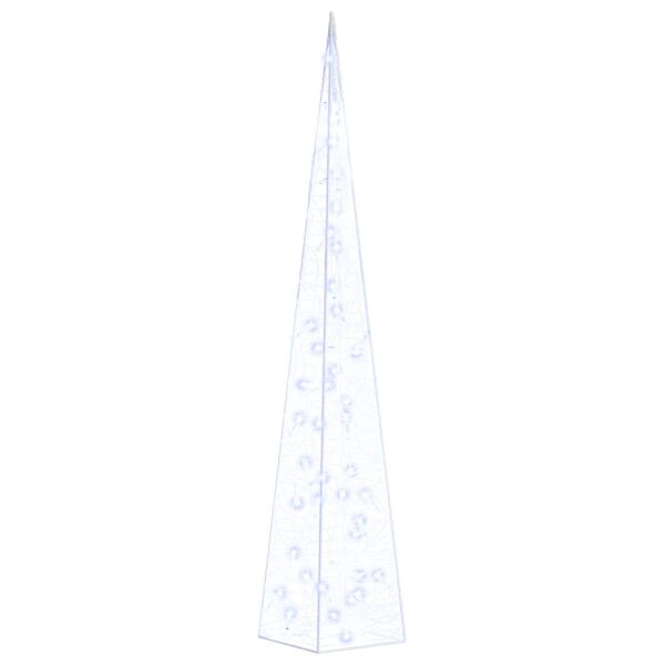 vidaXL Lichtkegel decoratief LED 90 cm acryl blauw