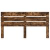 vidaXL Hoofdbord Gerookt eiken 200 cm Bewerkt hout