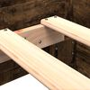 vidaXL Bedframe zonder matras hout gerookt eikenkleurig 90x190 cm