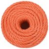 vidaXL Werktouw 20 mm 25 m polypropeen oranje