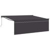 vidaXL Inklapbaar Zonnescherm Antraciet 400 &times; 300 cm