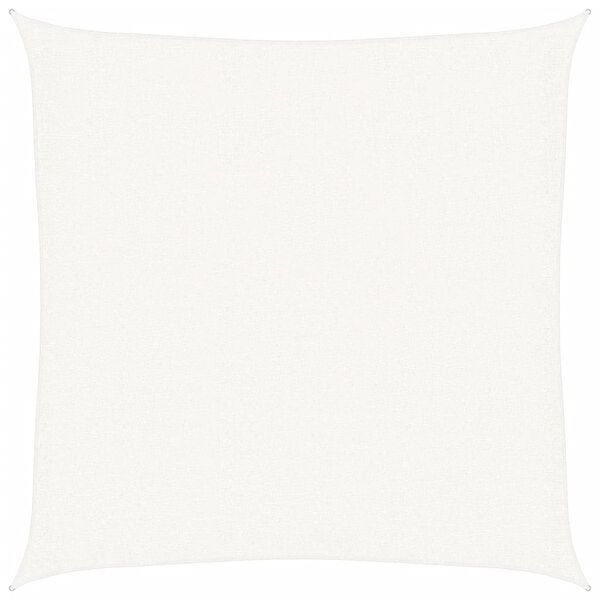 vidaXL Zonnescherm HDPE vierkant 2x2 m wit