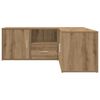 vidaXL Hoekkast 200x40x45 cm bewerkt hout artisanaal eikenkleurig