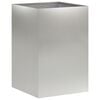 vidaXL Plantenbak zilver 40 x 40 x 60 cm Roestvrij staal