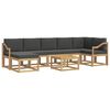 vidaXL Buiten bankenset 8 pcs Wit en antracietkleurig Polyester