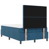 vidaXL Boxspring bed met matras Donkerblauw 120 x 190 cm Fluweel