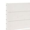 vidaXL Bedframe extra lang zonder matras massief hout wit 140x210 cm