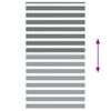 vidaXL Zebra rolgordijn 125x230 cm stofbreedte 120,9 cm donkergrijs