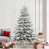 vidaXL Kunstmatige Inklapbare Kerstboom Wit 240 cm PE en PVC