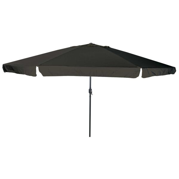vidaXL Tuinparasol Zwart 395 x 395 x 245 cm Polyester en staal