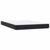 vidaXL Boxspring met matras en LED fluweel zwart 140x220 cm