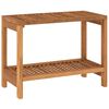 vidaXL Badkamertafel 60x30x45 cm massief teakhout