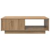 vidaXL Salontafel met lade Artisan Eiken 95 x 55 x 31 cm Bewerkt hout